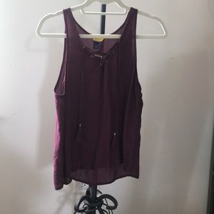 Maroon Tank Top